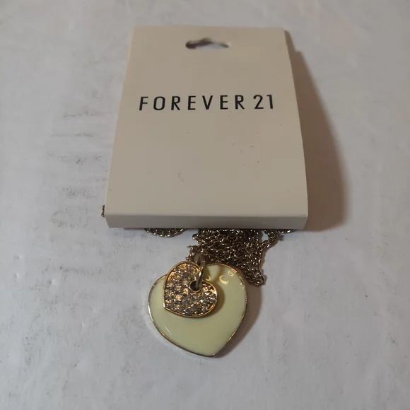 Forever 21 Gold-Tone Heart Necklace - Picture 4 of 6